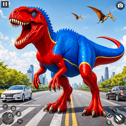 Angry Dinosaur City Attack