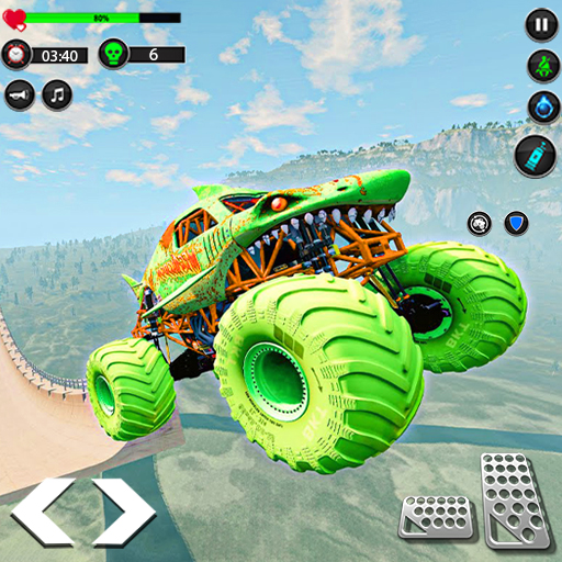 Crazy Monster Truck Stunt Game