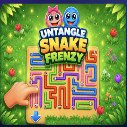 Untangle Snake Frenzy